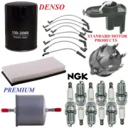 Tune Up Kit Filters Cap Spark Plugs Wire For FORD F-250 L6 4.9L 1987 (for: Ford)