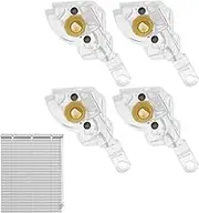 Low Profile Wand Tilter Mechanism | Blinds Replacement Wand 4X Control Repair Parts,Low Profile Window Tilt Mechanism Heavy Duty for Home