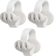 uxcell Cable Clips, 3 Pcs Desk Cord Organizer Wire Holders for Cords Phone Charger USB Cables Nightstand Home Office Car, White