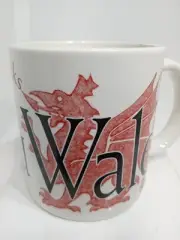 WALES CYMRU MUG. WALES CYMRU STARBUCKS COFFEE MUG. STARBUCKS MUG. B377
