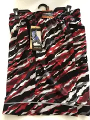 AND1 Mens Basketball Shorts Small 8inch Seam Offense Red/Black in Activewear NEW
