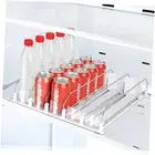 Drink Organizer for Fridge,Soda Can Organizer,Drink Dispenser for 5 Row White