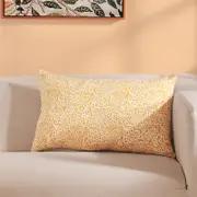 Roselli Trading Paisley Block Linen Decorative Pillow, 14 x 21