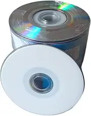 50 Pack 3" 8cm White Surface Printable Mini Recordable Blank DVD-R Discs Disk for DVD VCR Video Camera 1.4GB/30min 1-8X (WS5201)
