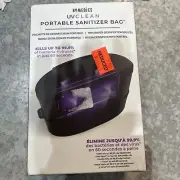 Homedics UV Clean Portable Sanitizer Bag - BLACK New Open Box