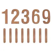 Diy Clock Face Numbers Self Adhesive Wall Numerals Kit Work