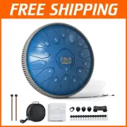 Complete Steel Tongue Drum Set – 13-Inch Drum, Mallets & Travel Accessories