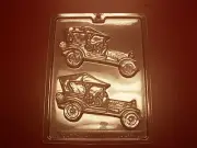 ANTIQUE CARS MOLD- Make Chocolate/Candy/Cake Decorations AT HOME! MADE IN USA!