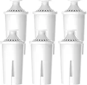 Waterspecialist NSF Certified Pitcher Water Filter, Replacement for Brita® Classic 35557, OB03, Mavea® 107007, Brita® Pitchers Grand, Lake, Capri, Wave and More (Pack of 6)