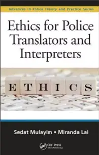 在飛比找博客來優惠-Ethics for Police Translators 