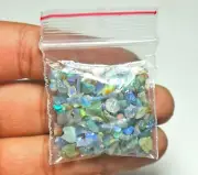 100 Pcs Lot AAA Natural Multi Flash Ethiopian Opal Rough Welo Fire Opal Stone