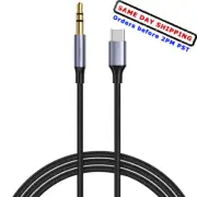 Type C USB C to 3.5mm Jack Car Stereo Transfer Audio Aux Cable fit Google Pixel