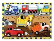 Construction Wooden Chunky Jigsaw Puzzle - Melissa & Doug