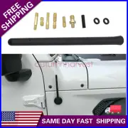 Universal Mast Screw-on Type 7" AM/FM Radio Black Short Stubby Antenna Aerial (for: Ford)