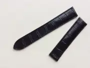 WATCH BAND FOR BAUME&MERCIER CLASP 18/16MM STRAP COLOR BLACK MADE IN ITALY C14