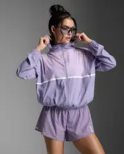 Aero Sheer Windbreaker, 2XU, XS, Digital Lilac/Virtual Violet, Female