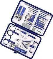 19 Pcs/Set Stainless Steel Nail Clippers Set Manicure Kits Scissors Makeup Beauty Tool Nail Cutter Set Personal Care