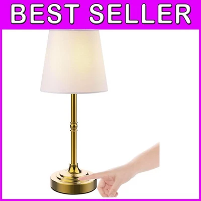Cordless Rechargeable LED Table Lamp - Touch Control, Dimmable, Portable Design
