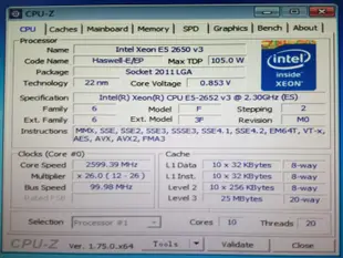 Intel Xeon E5-2652 V3 QS正顯 CPU 2.3G 10核20線程秒2650 2640V