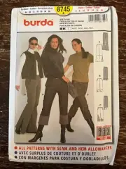 Burda 8745 UNCUT Sewing Pattern, Misses' Hipster Pants, Size 6-18