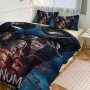 Bed Sheets g259 Venom Print Bedding Set Pattern Duvet Cove Set 3 Pieces 1 Quilt Cover And 2 Pillowcases for Women Men Teens tq259 Bed Sheets