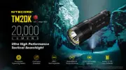 Nitecore TM20K 20000 Lumens Tiny Monster Rechargeable LED Torch Work Flashlights