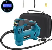 Tire Inflator Portable Air Compressor, Auto Tire Pump with Digital Pressure Gauge 150PSI for Car, Truck, Bikes, Ball，Compatiable with MAKITA 18V Batteries (NO BATTERY)