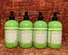 Dr.Bronner 4-in-1 Sugar Lemongrass Lime Soap, 4 Bottles - 12 oz (355 ml) each