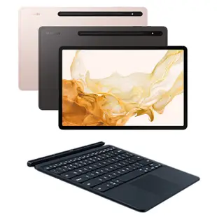 短促 Samsung Galaxy Tab S8+ WiFi X800 12.4吋平板電腦鍵盤套組 (7.1折)