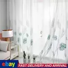 Leaf Tulle Curtains Bedroom Supplies Tulle Sheer Curtain for Living Room Kitchen