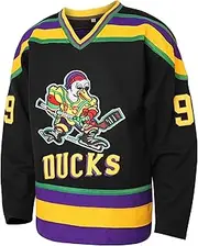 [Rioofinx] Charlie Conway 96 Mighty Ducks Jersey Stitched Movie Hockey Jersey for Men Green S-3XL