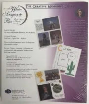 Creative Memories 8" x 10" White Scrapbook Pages 1 Pack of 15 Refill RCM-10S NEW