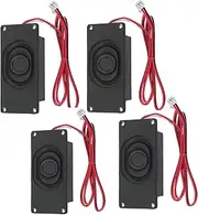 Pack of 4 Speakers 3 Watt 8 Ohm Speaker 3W 8 Ohm JST-PH2.0 Interface for Arduino Motherboard Electronic DIY Projects and LCD TV Monitors
