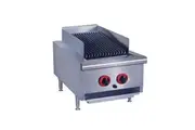 Gasmax Benchtop Natural Gas 2 Burners Char Grill 356mm Width - QR-14E