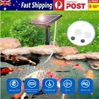 Solar Powered Oxygen Pump Air Oxygenator Aerator For Outdoor Pond Fish Tank Set