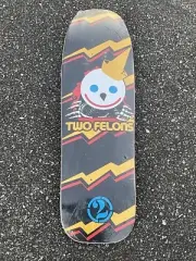 TWO FELONS SPOOF Jack In The Box Ripper Skateboard Deck NOT POWELL PERALTA 9.5”