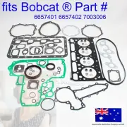fits Bobcat Kubota Tier I V2203 Full Engine Gasket Kit 6657401 7003006 6657402