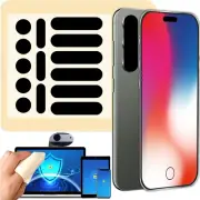 Black Nano Universal Webcam Covers Large Size 14 PCS Privacy Protection Accessor