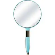1 Piece Round Travel Makeup Handheld Mirror, Cosmetic Hand Mirror_SZXM