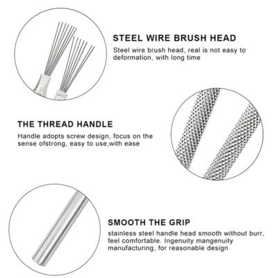 7 Pin Feather Wire Texture Ceramics Tools Polymer Clay Sculpting Modeling Tool