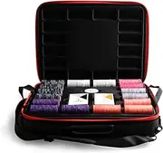 JPT Platinum 1000 Chip Poker Set - Premium Viper Case - 10g Poker Chips - 2 x Official Jacks Pro Playing Cards - Classic Dealer Button
