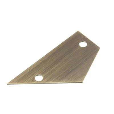 Guitar Fret Rocker Leveling Tool with Two Holes Stainless Steel Bronze
