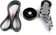 Drive Belt Tensioner Pulley Kit Compatible for AUDI A4 Quattro A6 1.8T 2.0L 2.0T 06D903137E 06B903341B