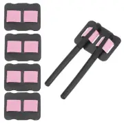 4 Pcs Double Pen Holder for Notebooks, Pink
