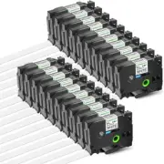 TZ TZe FX251 Flexible-ID Laminated Tape 0.94" for Brother P-Touch D600 20Packs