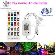LED Strip Light Dimmer Controller 40 keys Music Color Controller App Control