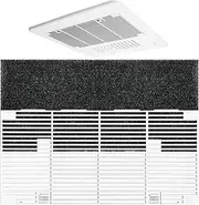 Dianrui RV A/C Cover for Dometic AC Cover Replacement for Dometic 3104928.019, Duo-Therm RV Air Conditioner Grille Replacement, with RV A/C Filter (14.1" x 7.7") RV Parts & Accessories