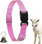 Qhvynpo Cow Bell Collar - Adjustable Anti-Slip Goat Collar | Quick Release Buckle Pet Accessories For Small Animals Cattle Sheep Neck