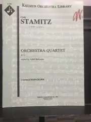 Carl Stamitz: Orchestra Quartet In G. New Score