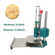 8.66Inch Manual Pizza Dough Pastry Stainless Steel Press Machine Restaurant Tool